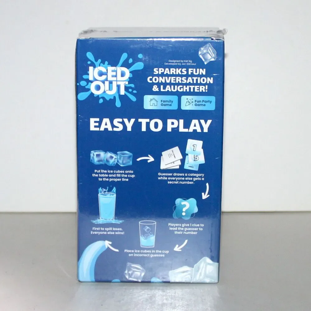 ICED OUT Family Game cards NEW Sealed Uzzle adults and kids ages 8+